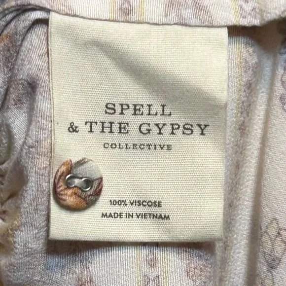 Spell Meadowland Gown XS Button Thru Florals UFT or Size Swap - Picture 5 of 16